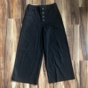 Black Wide-Leg Pants